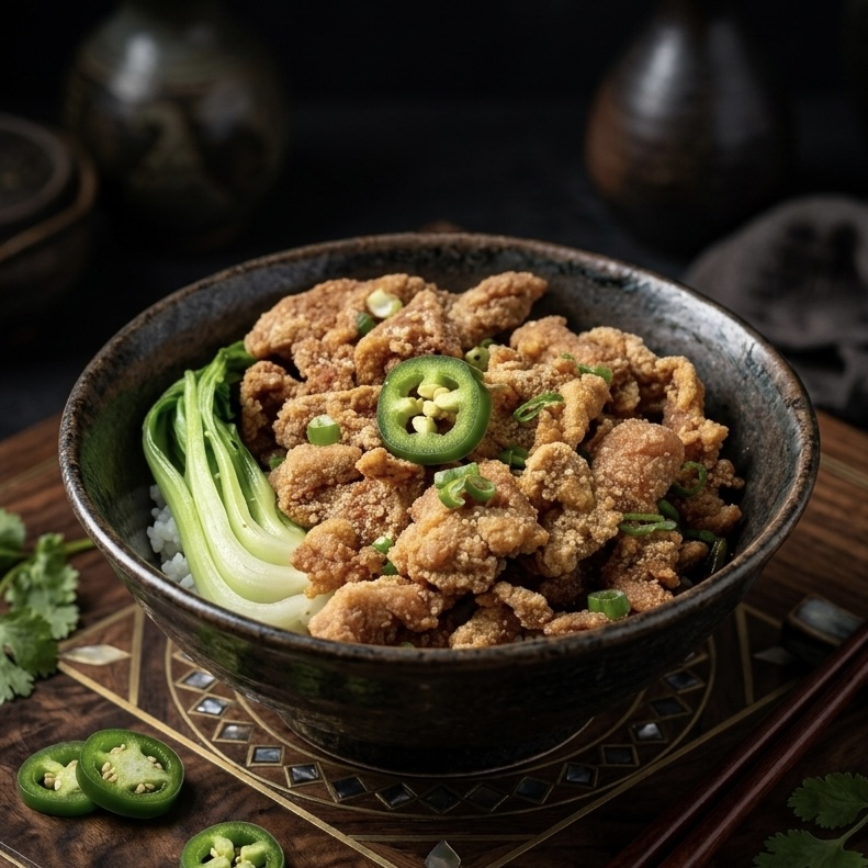 Five Spices Pork Chop Rice Bowl
