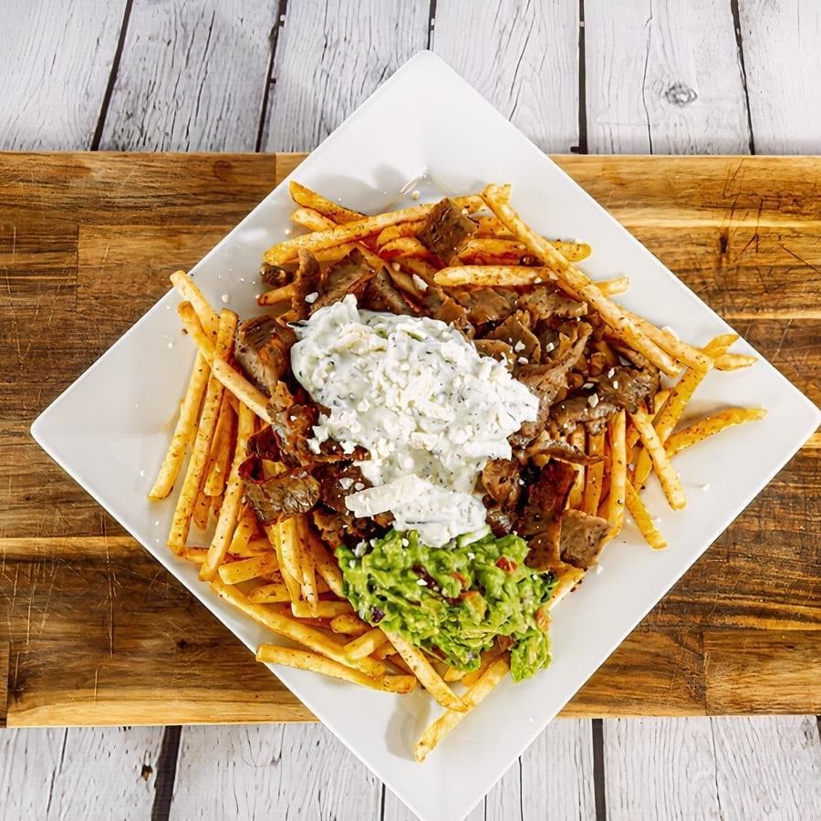 LOADED CHICKEN SHAH FRIES