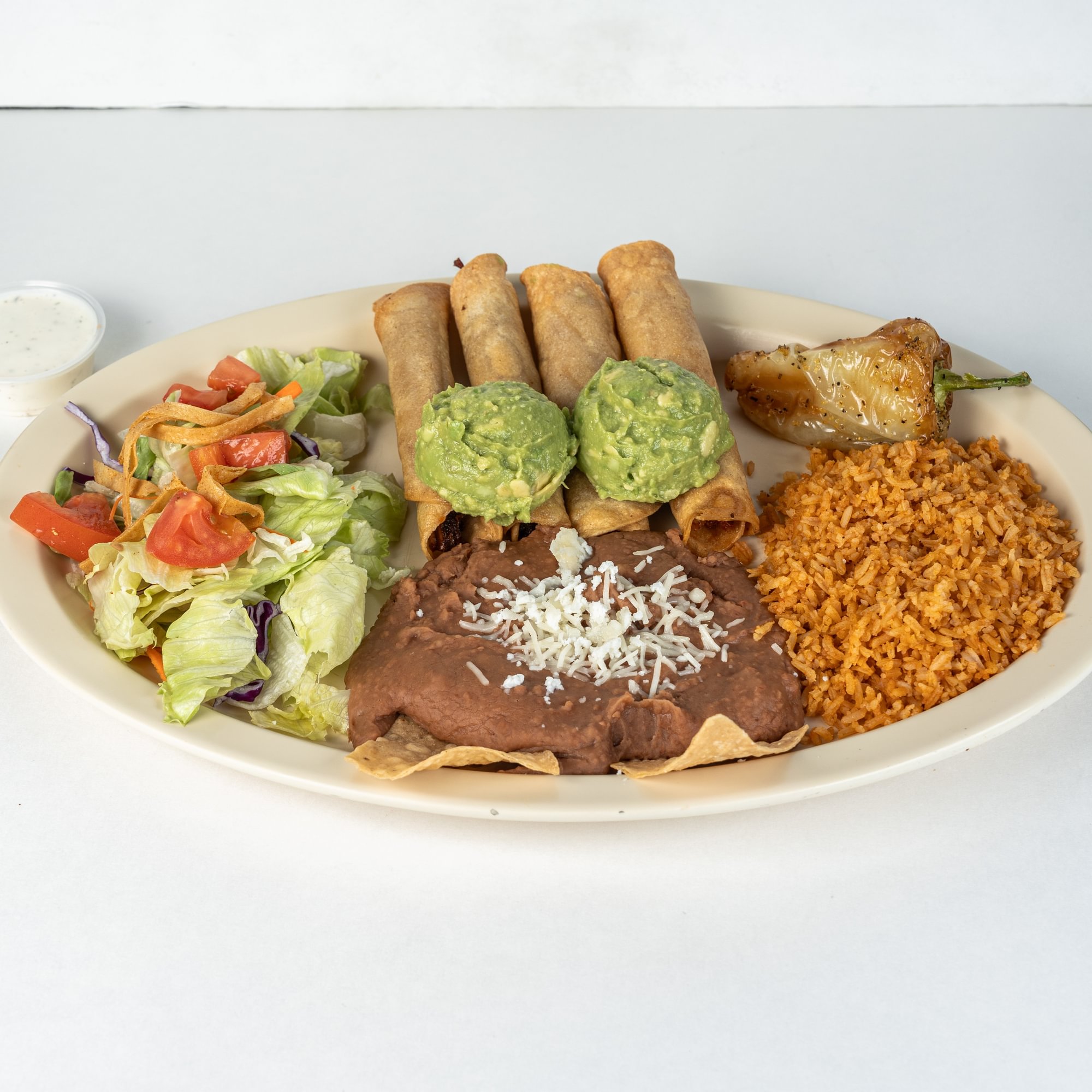 4 Chicken Taquitos Combo