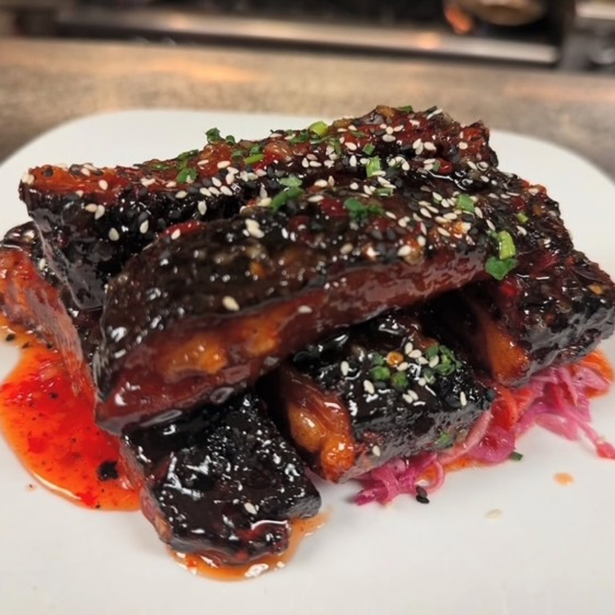 Asian Cajun Ribs Appetizer