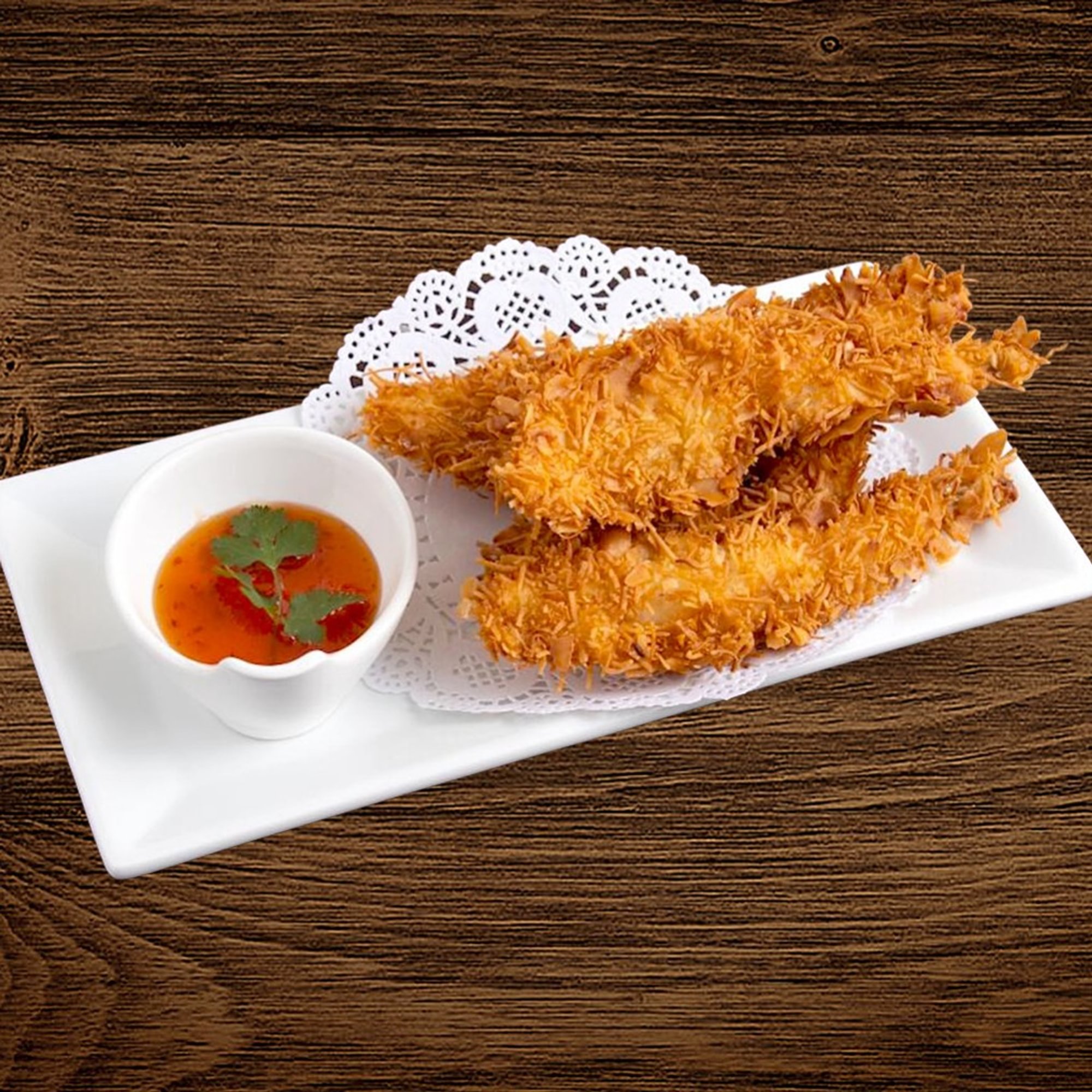 Coconut Shrimp Tempura