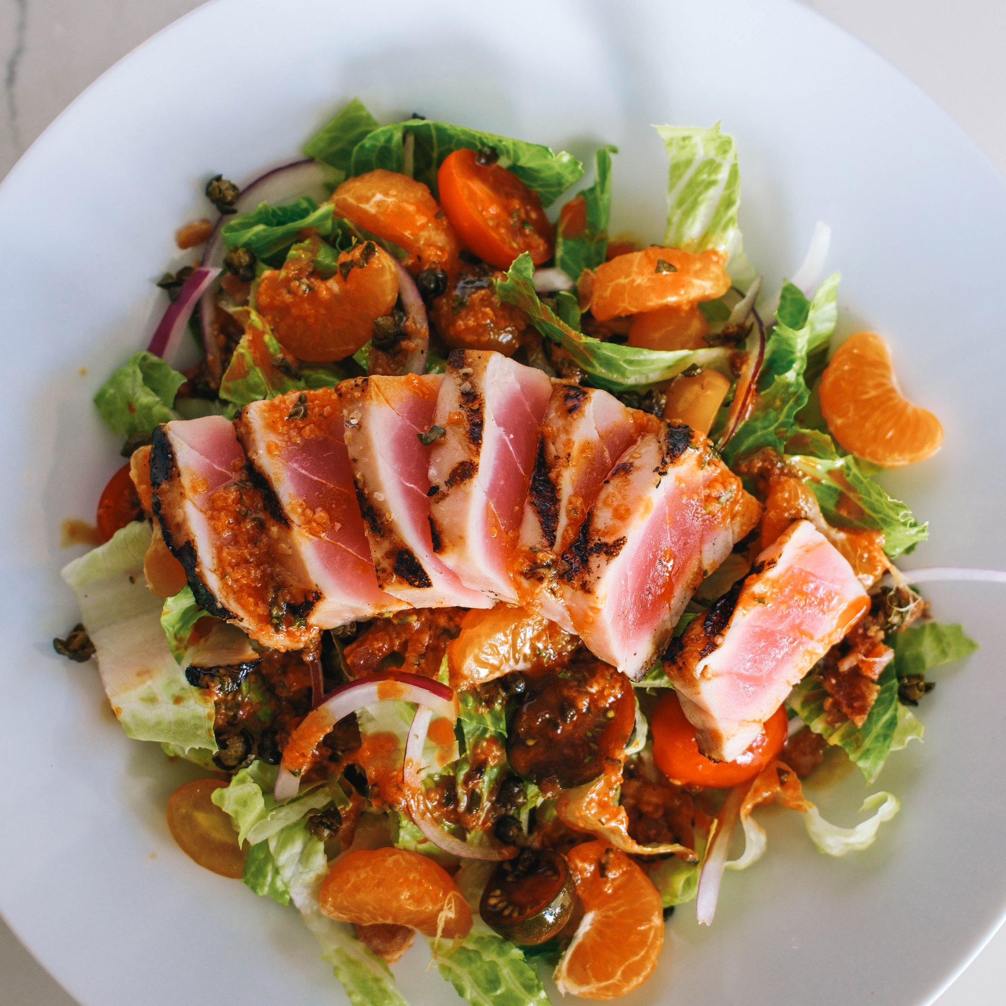 Grilled Ahi Tuna Salad
