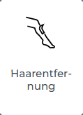 Haarentfernung mit Wachs Damen