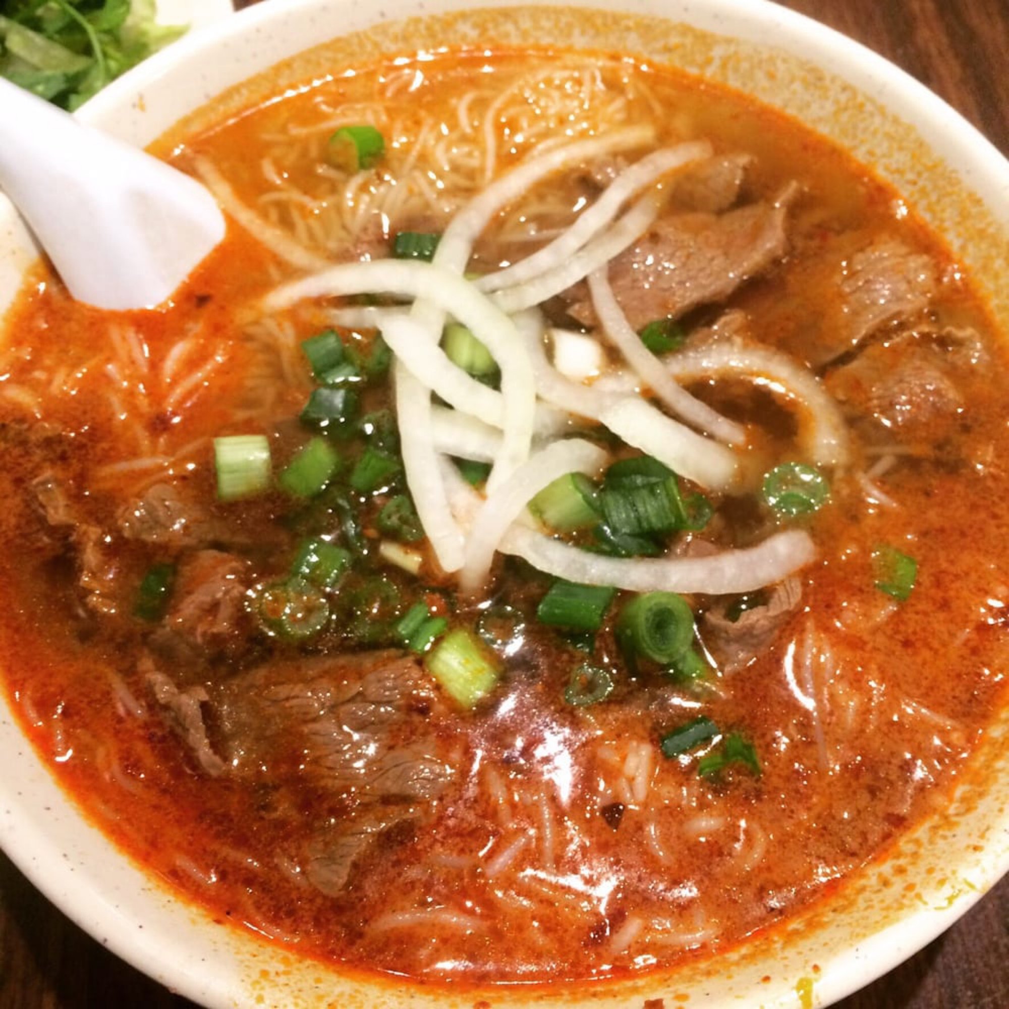 13. Beef spicy vermicelli soup - Bún bò huế