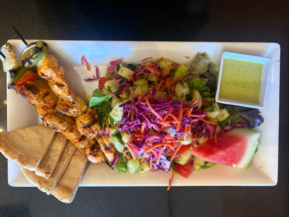 Chicken Shish Salad