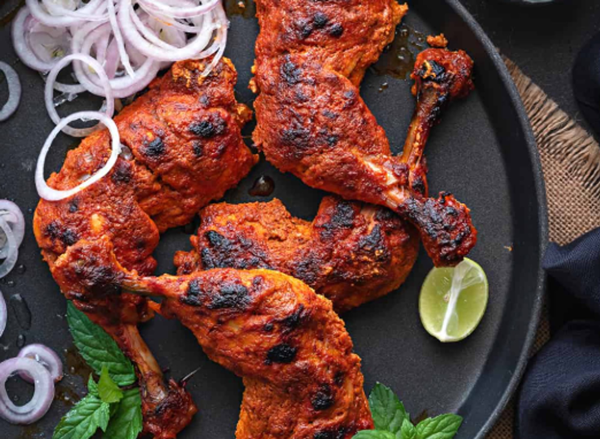 Tandoori Chicken (4 Pcs)