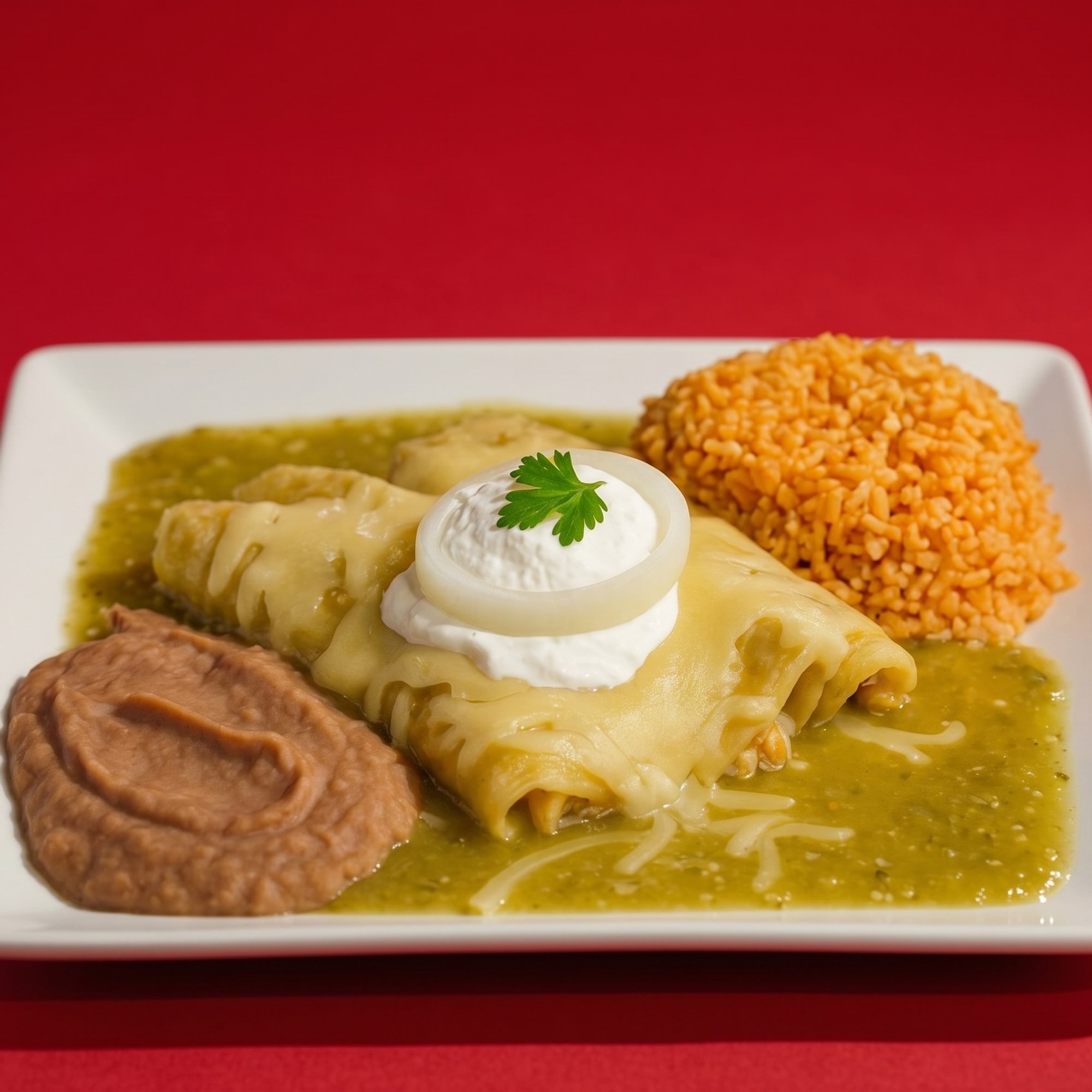 Enchiladas Verdes (Lunch Special)