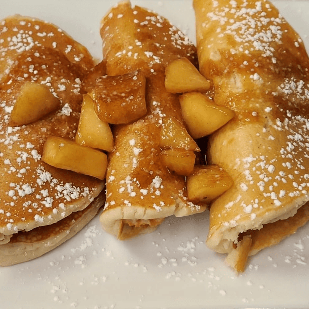 Cinnamon Apple Pancakes