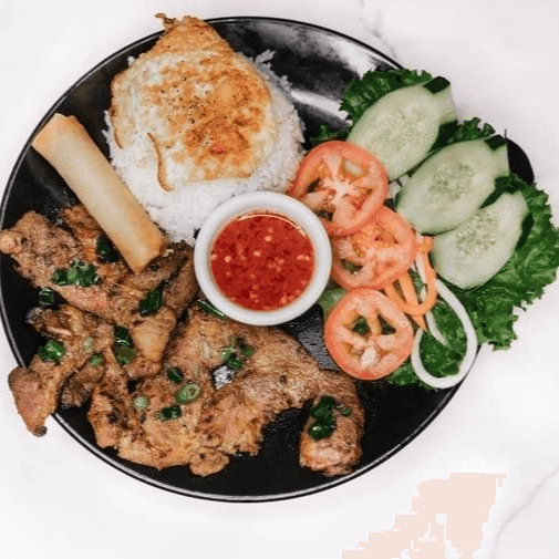Chargrilled Pork Rice Plate (Com Thit Nuong)