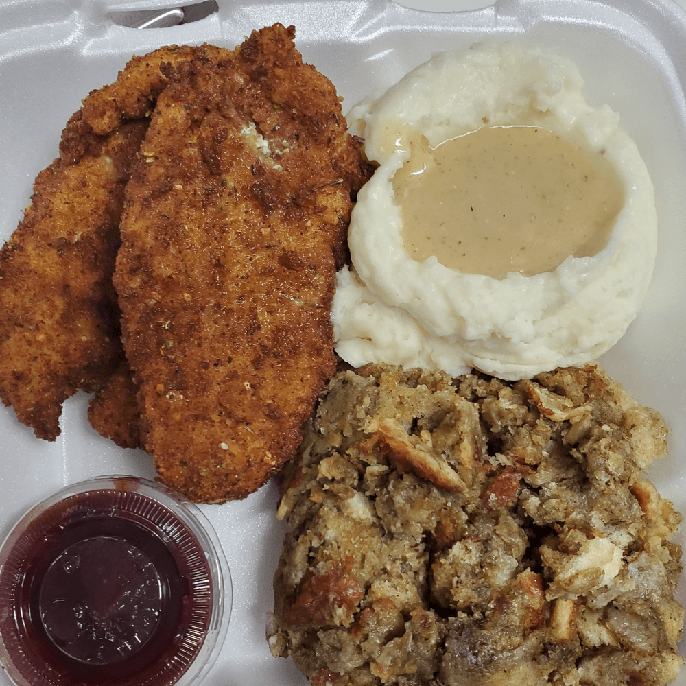 Breaded Chicken Breast Dinner