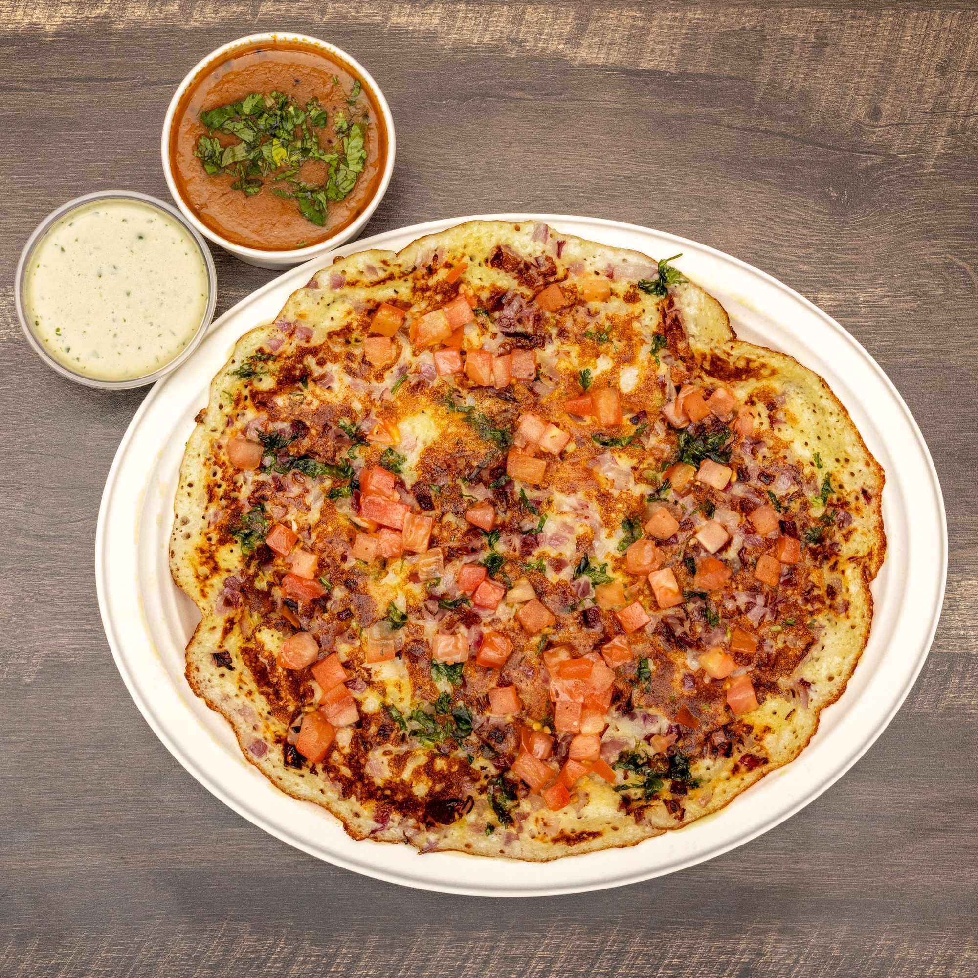 Tomato Onion Uttapam
