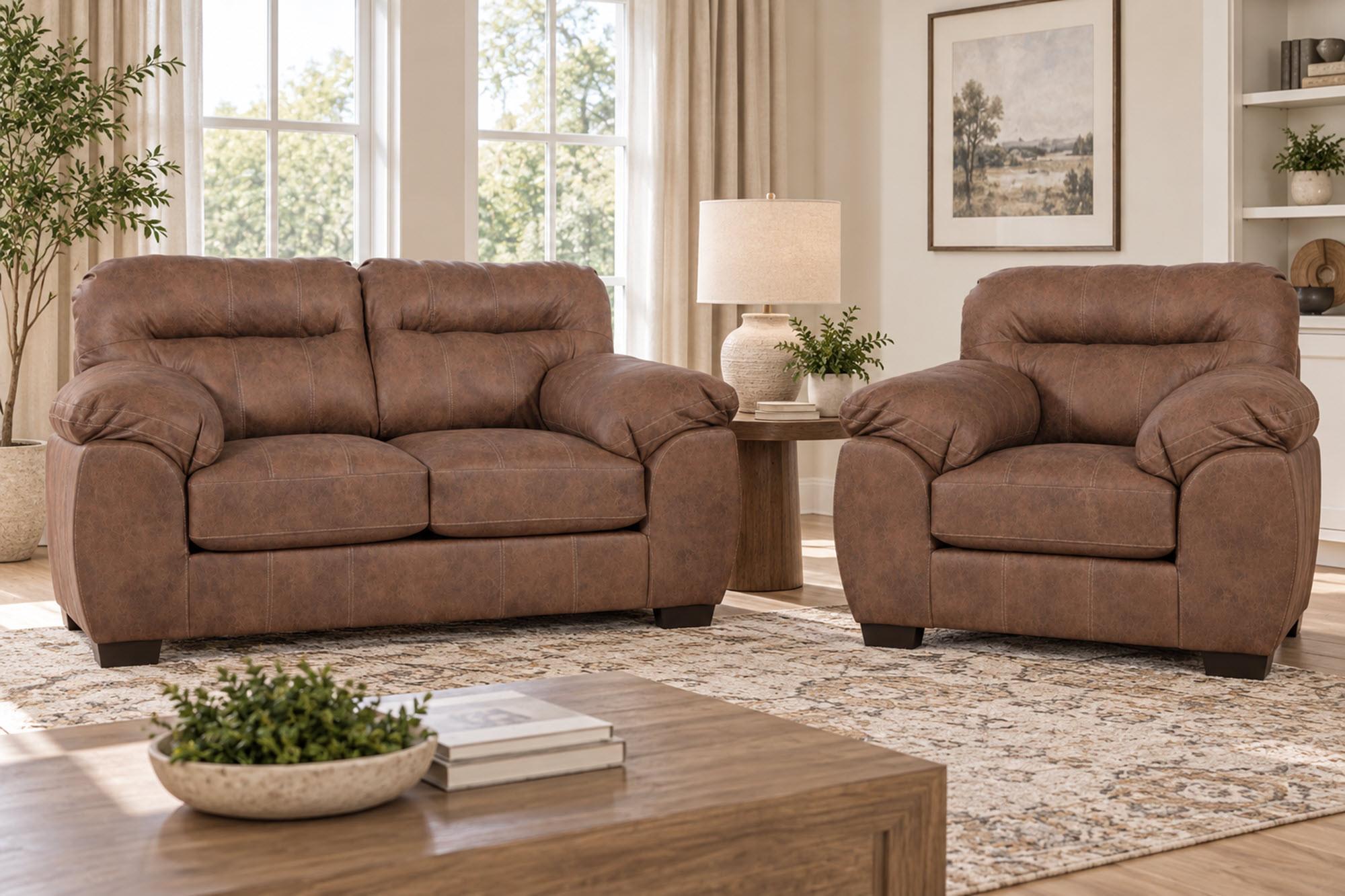Captain Loveseat & Chair