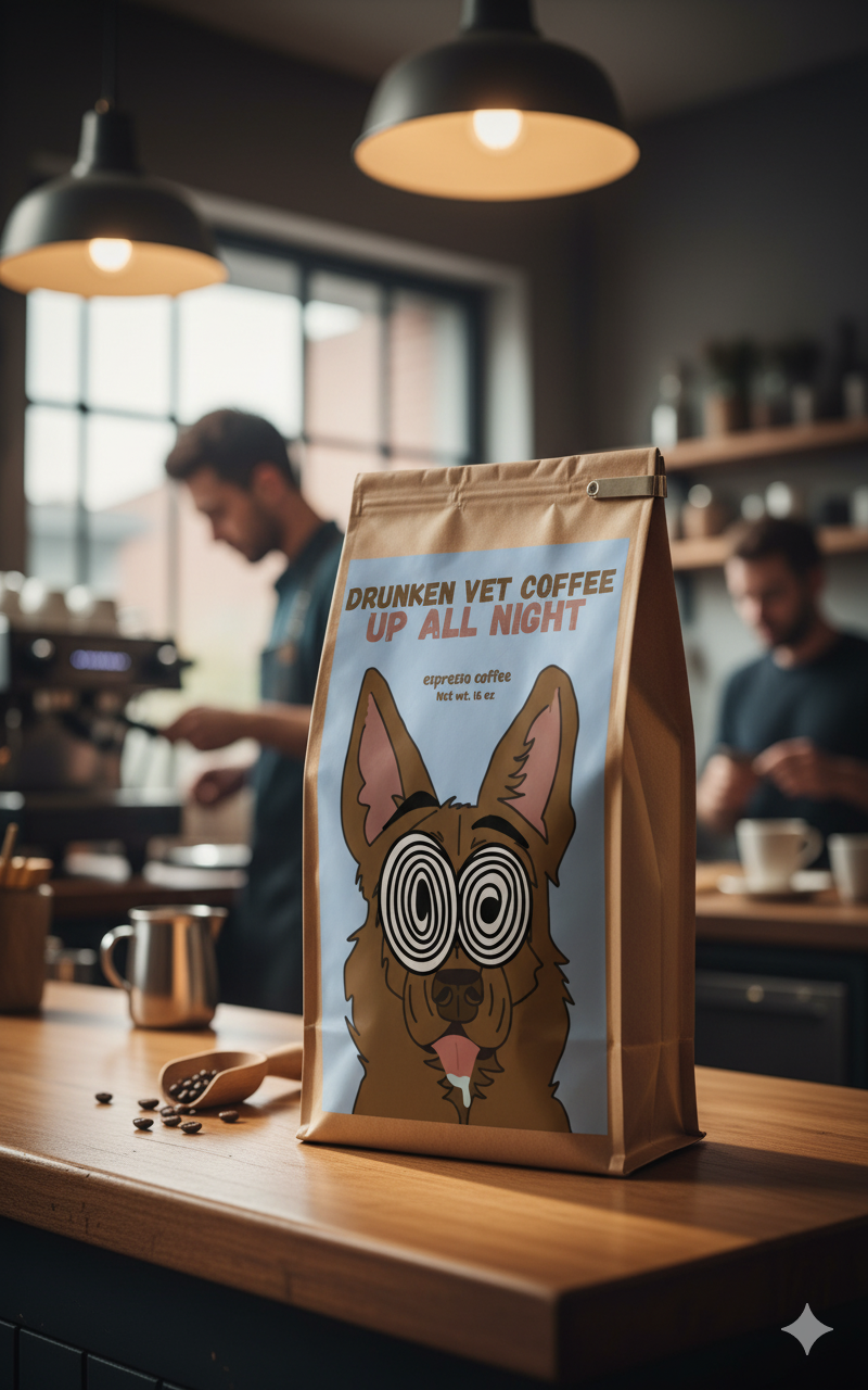 Drunken Vet coffee Image