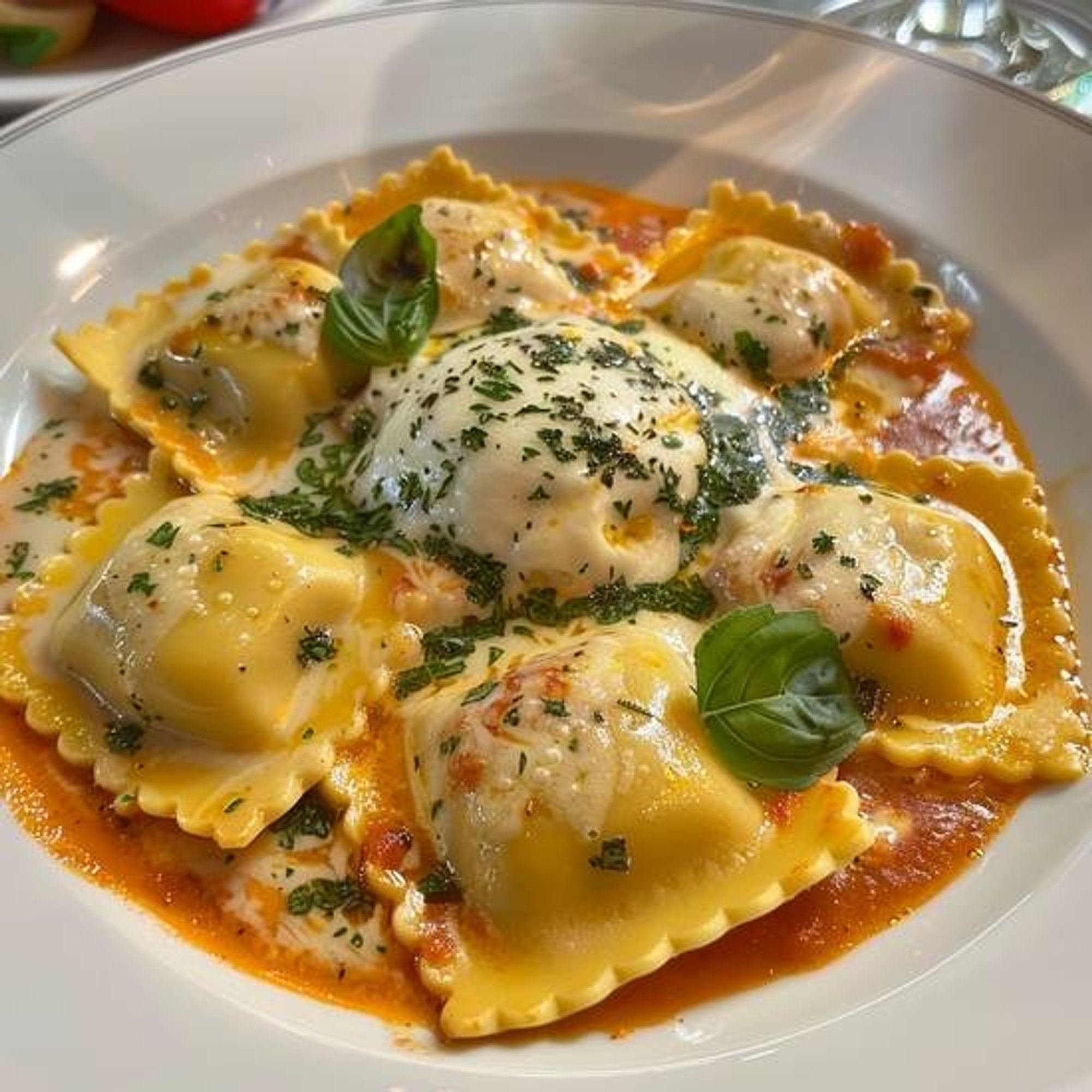 Four Cheese Ravioli