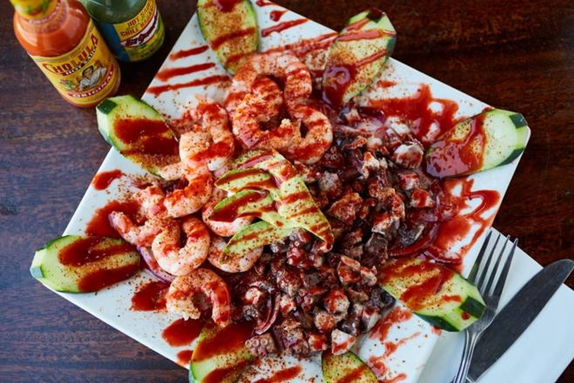 Botana De Camaron Y Pulpo