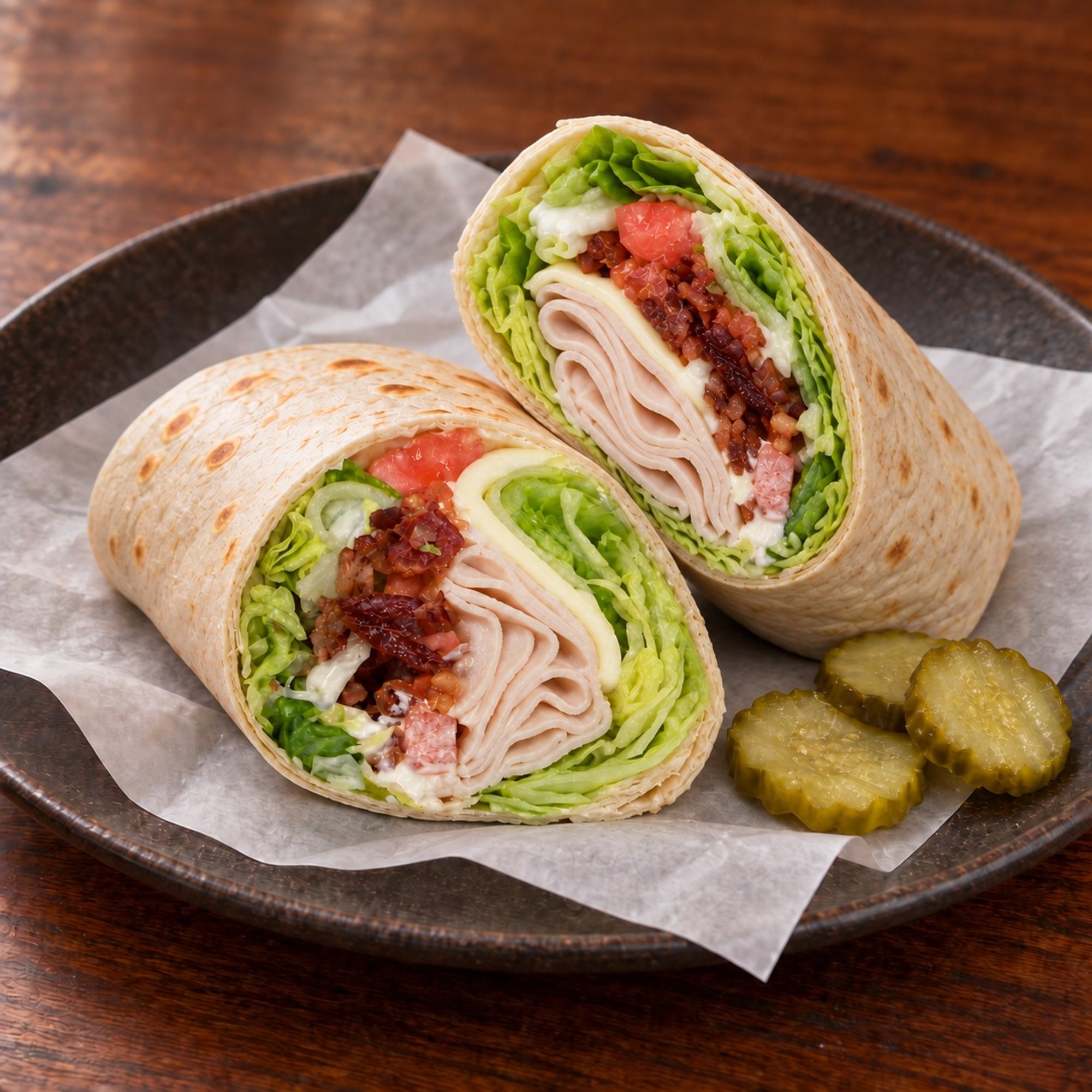 Turkey club wrap
