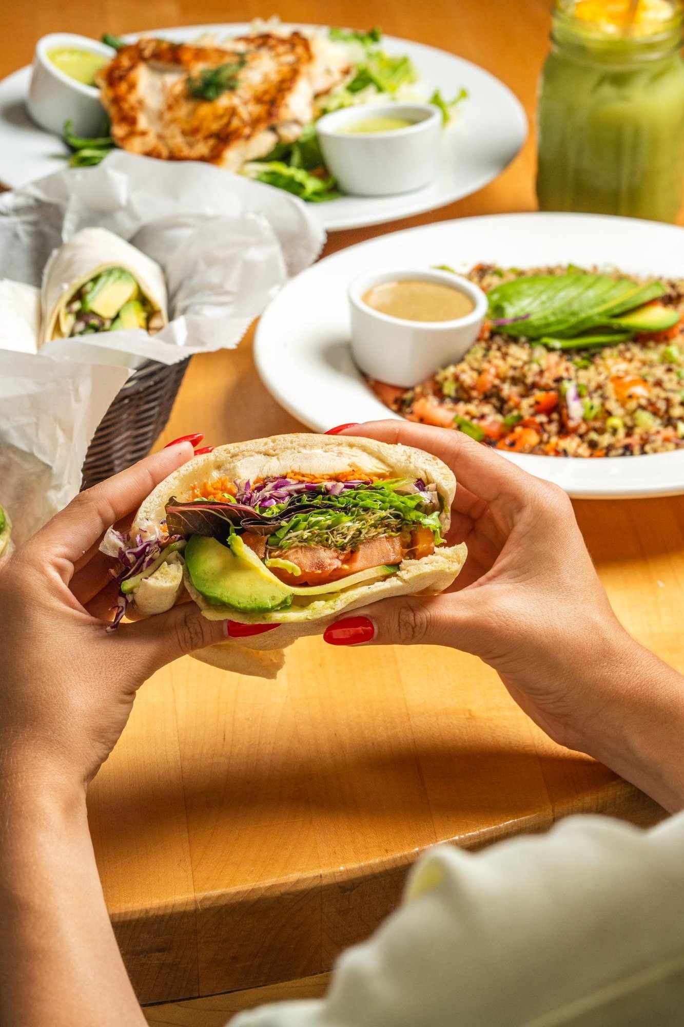 Grilled Chicken Pita Melt