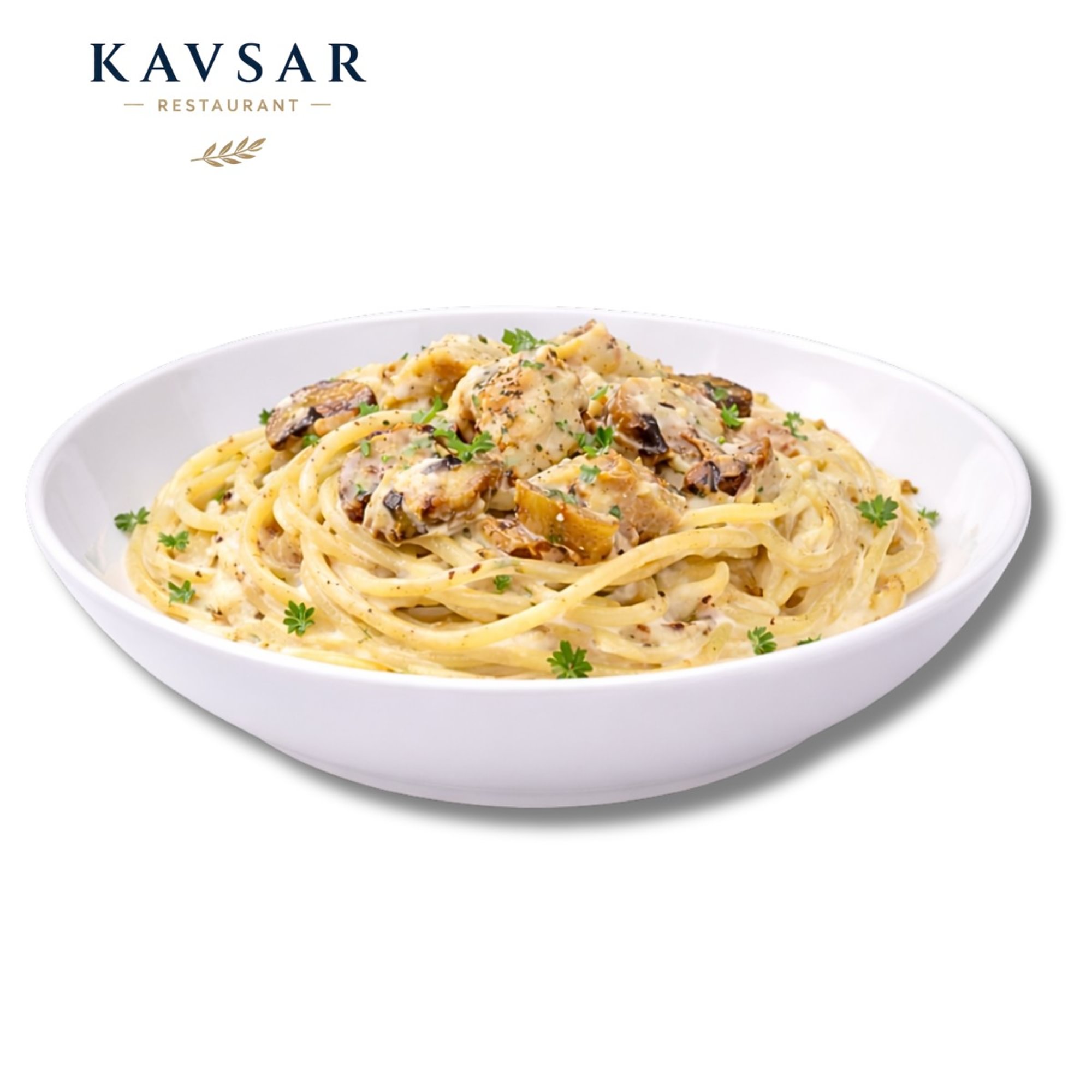 Creamy Chicken & Mushroom Pasta