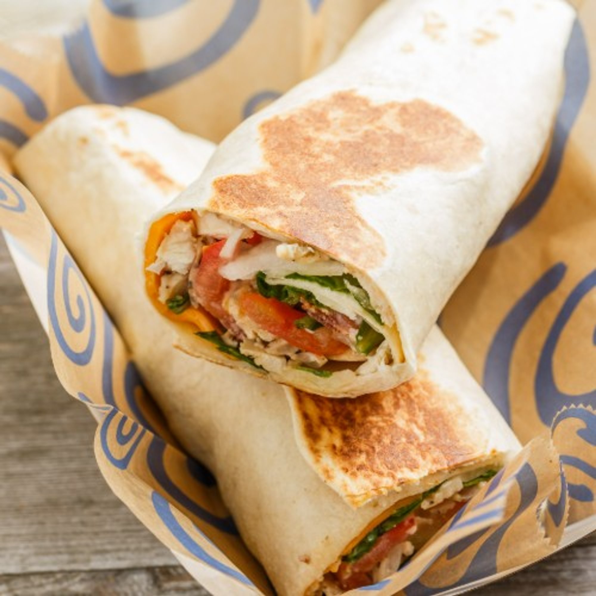 Chipotle Chicken Hot Pressed Sandwich Wrap