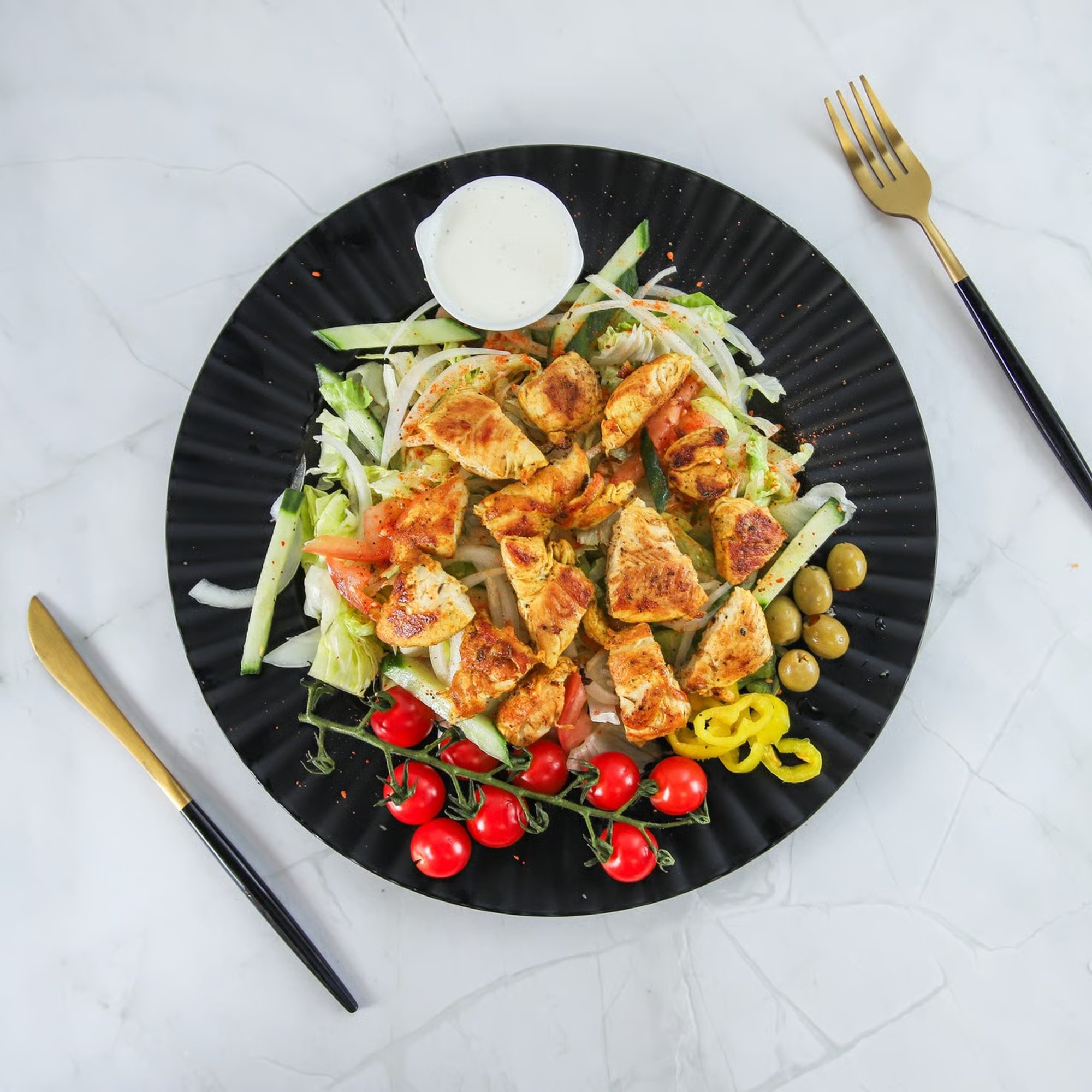 Grilled chicken salad