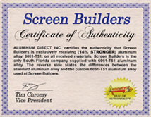 Screen Builders Photo