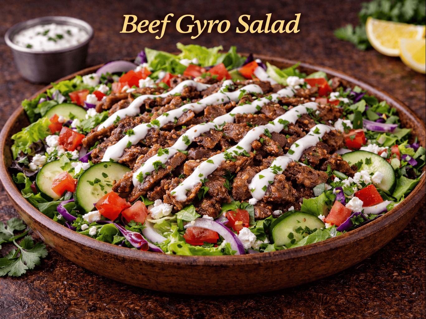 Beef Gyro Salad