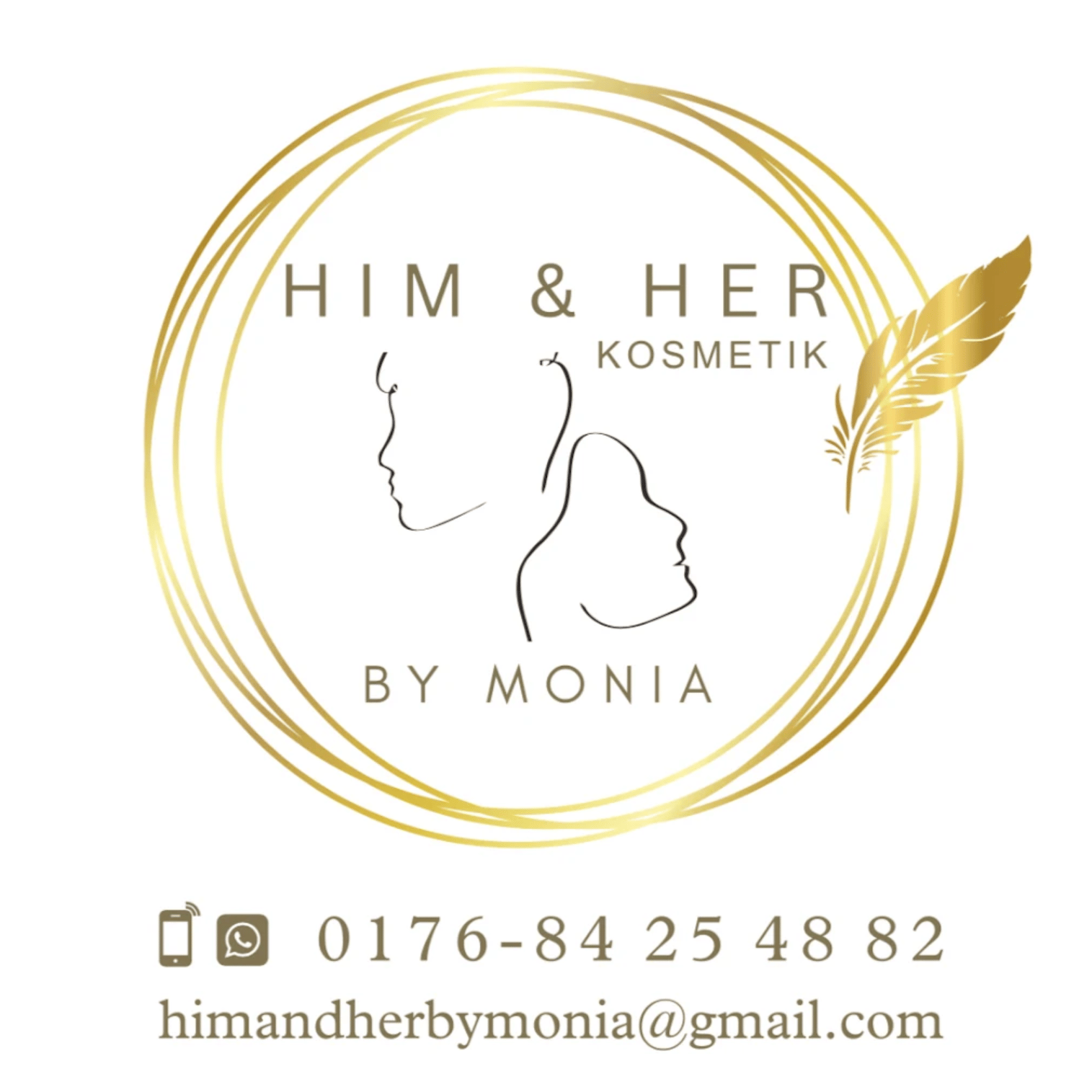 Logo von Him and her by monia