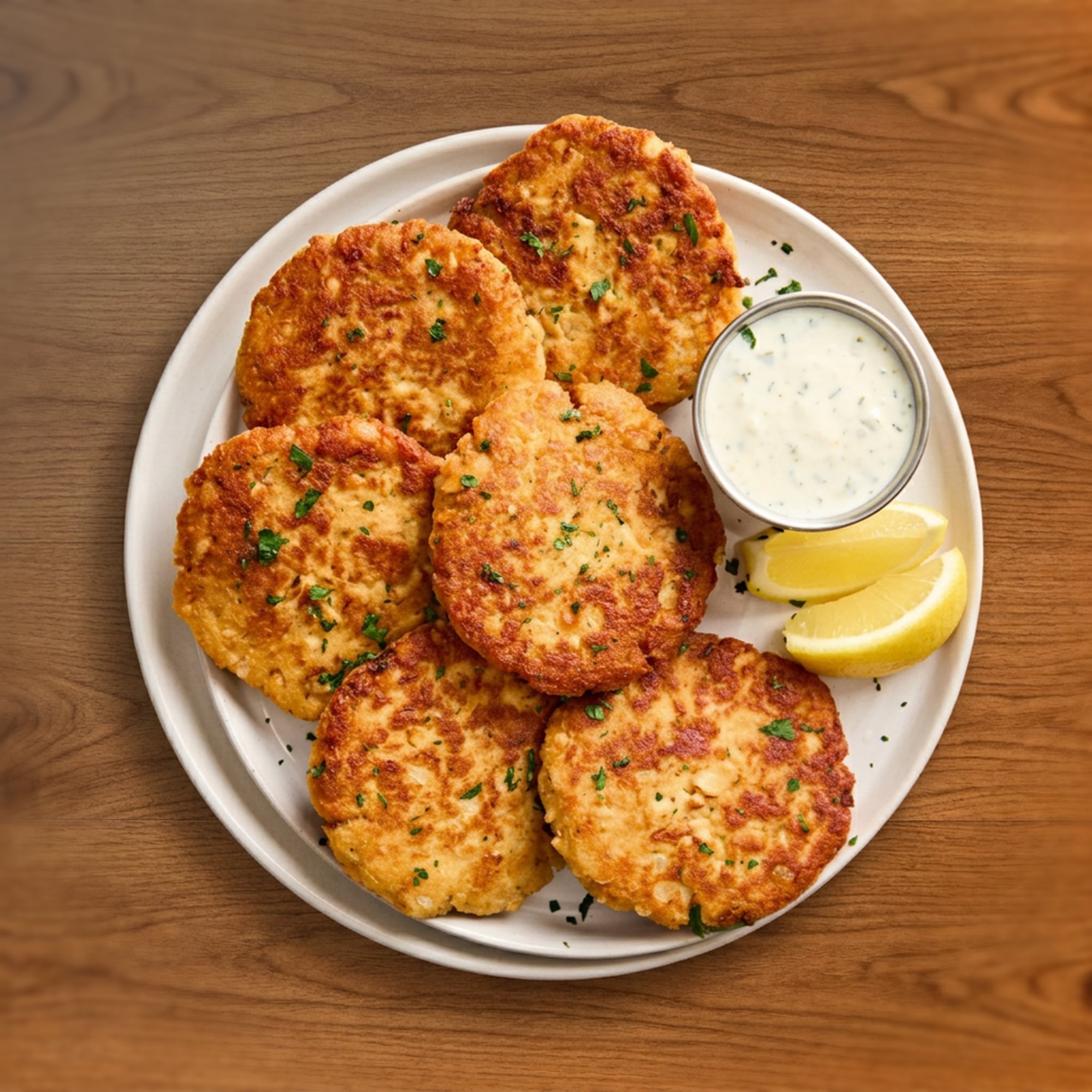 Golden Salmon Patties
