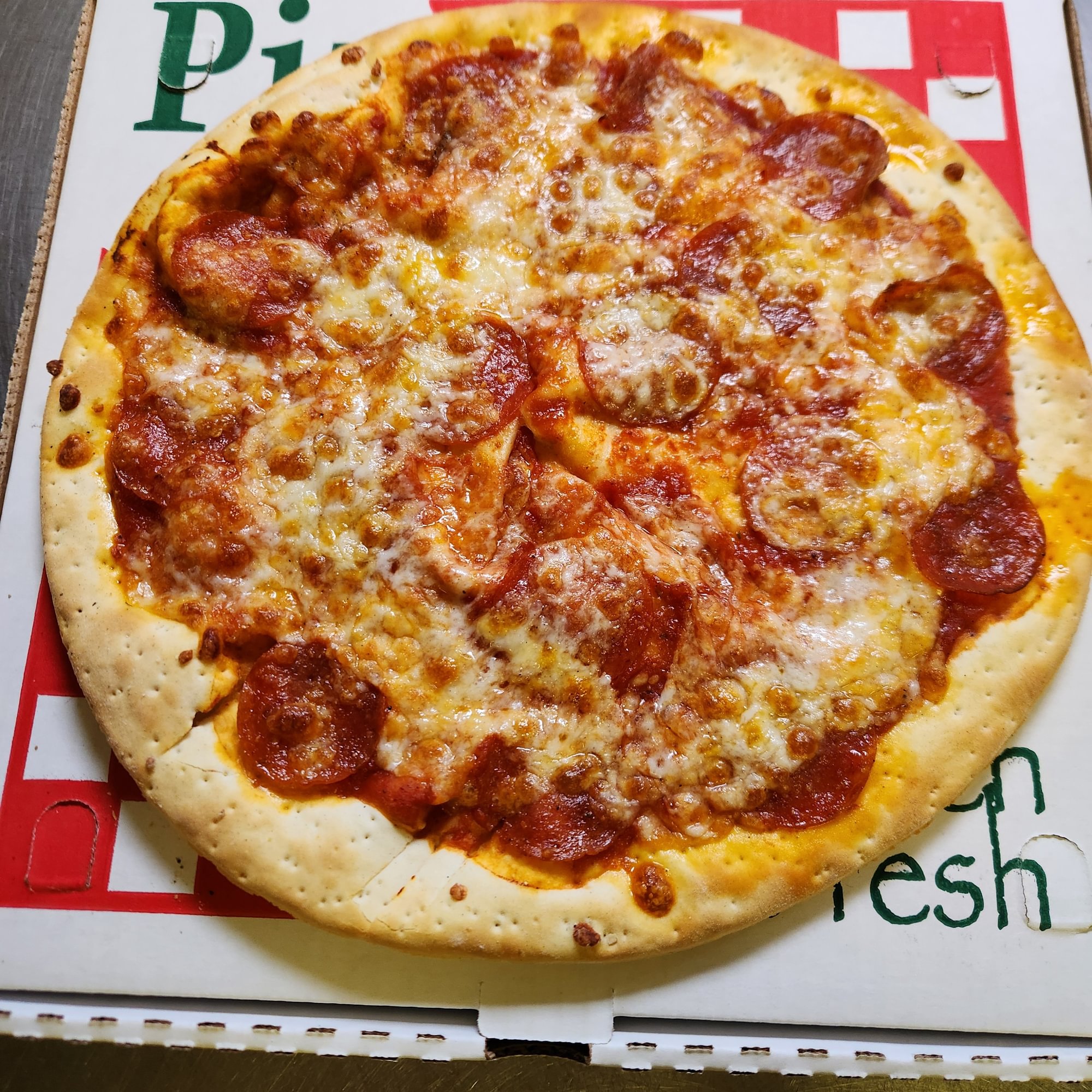 12 inch thin crust medium 1 topping