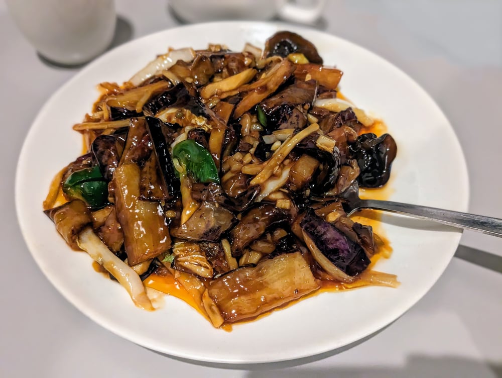 58 鱼香茄子Eggplant with Garlic Sauce