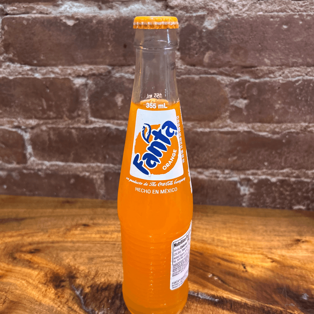 GLASS ORANGE FANTA