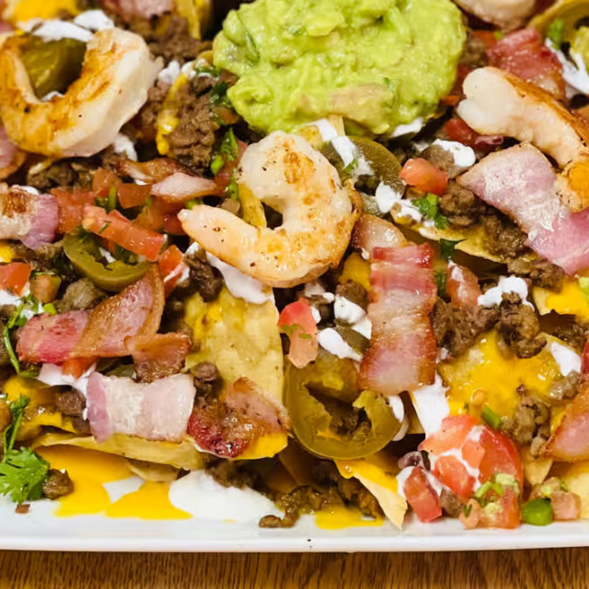 Shrimp & Bacon Nachos