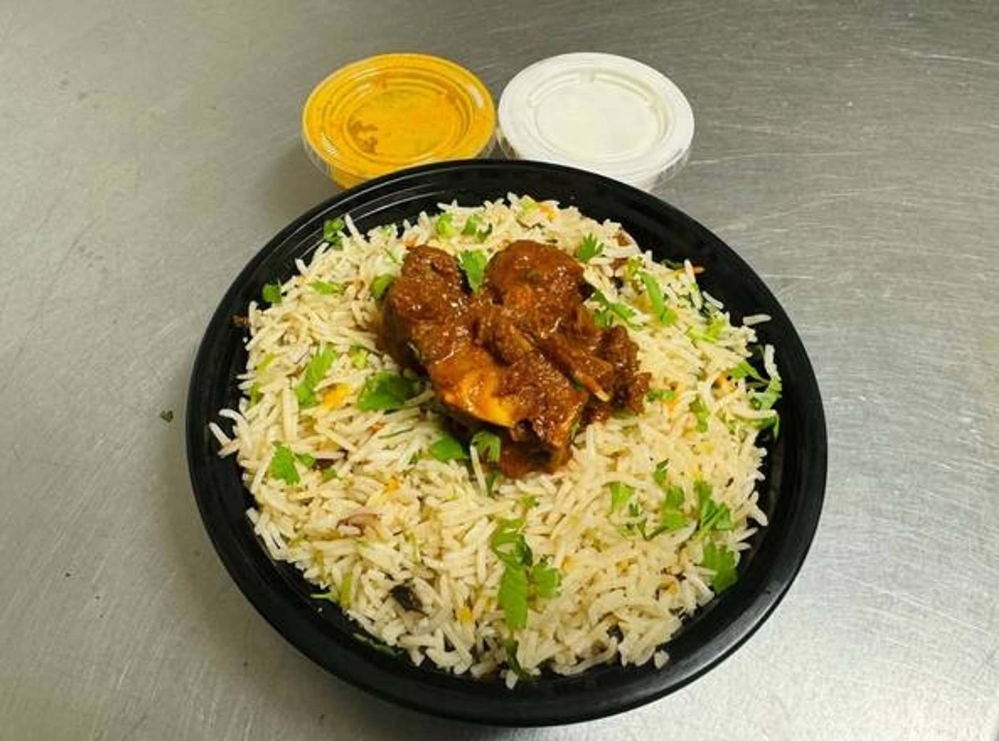 Goat Fry Biryani 64 Oz
