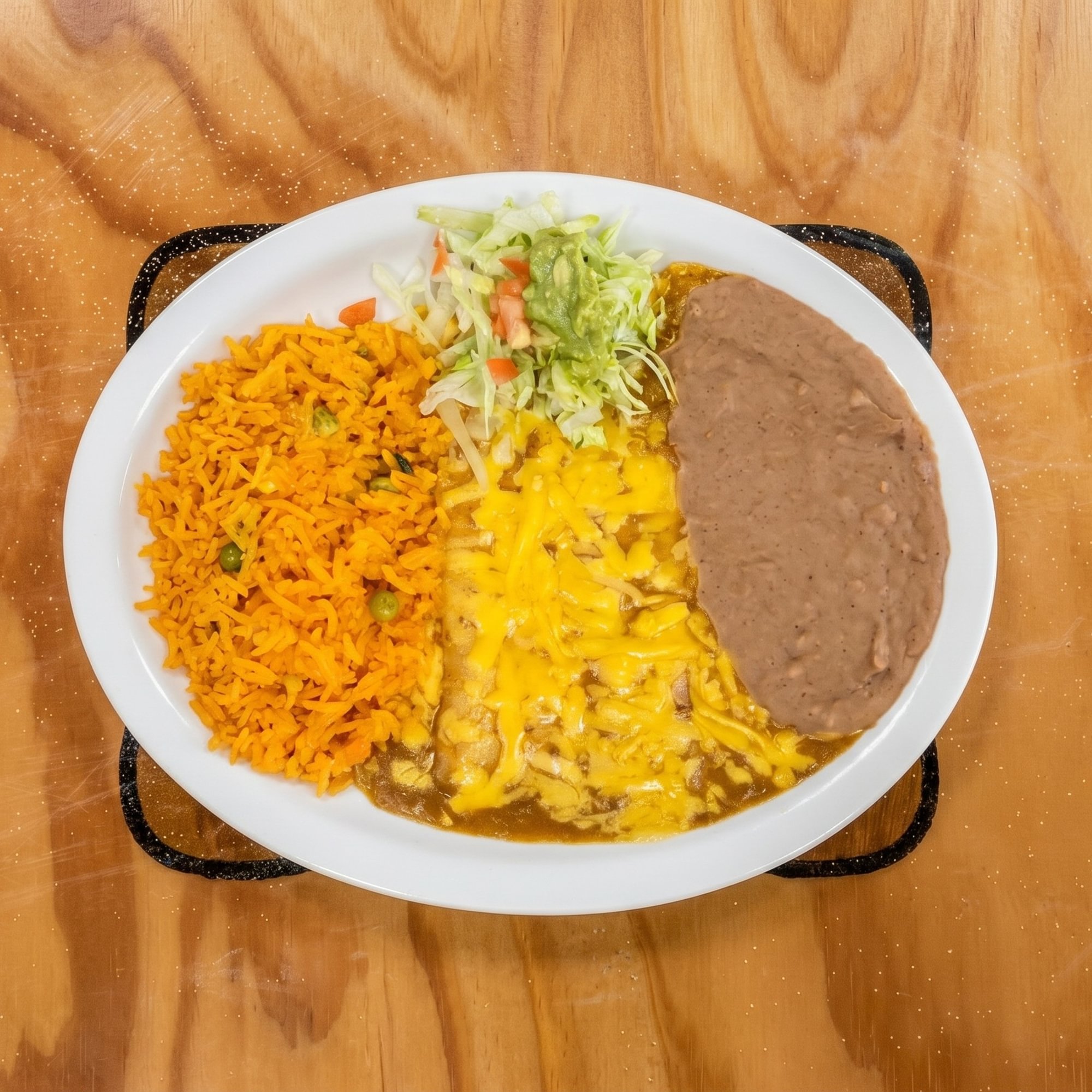 Cheese Enchilada Plate