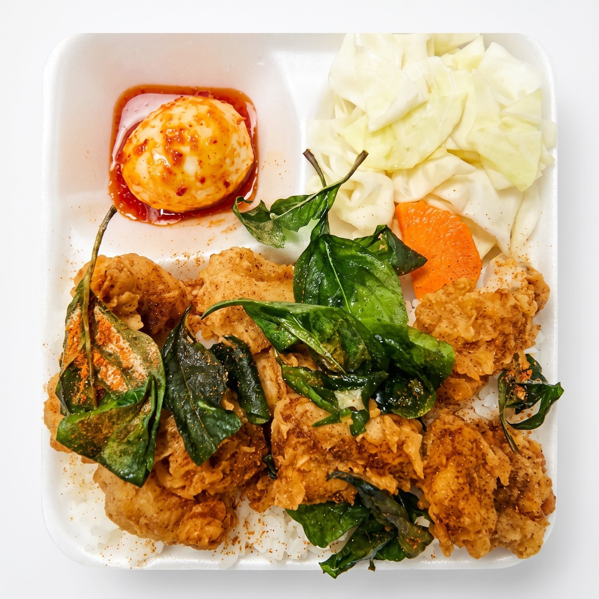 Crispy Chicken Steak with Rice