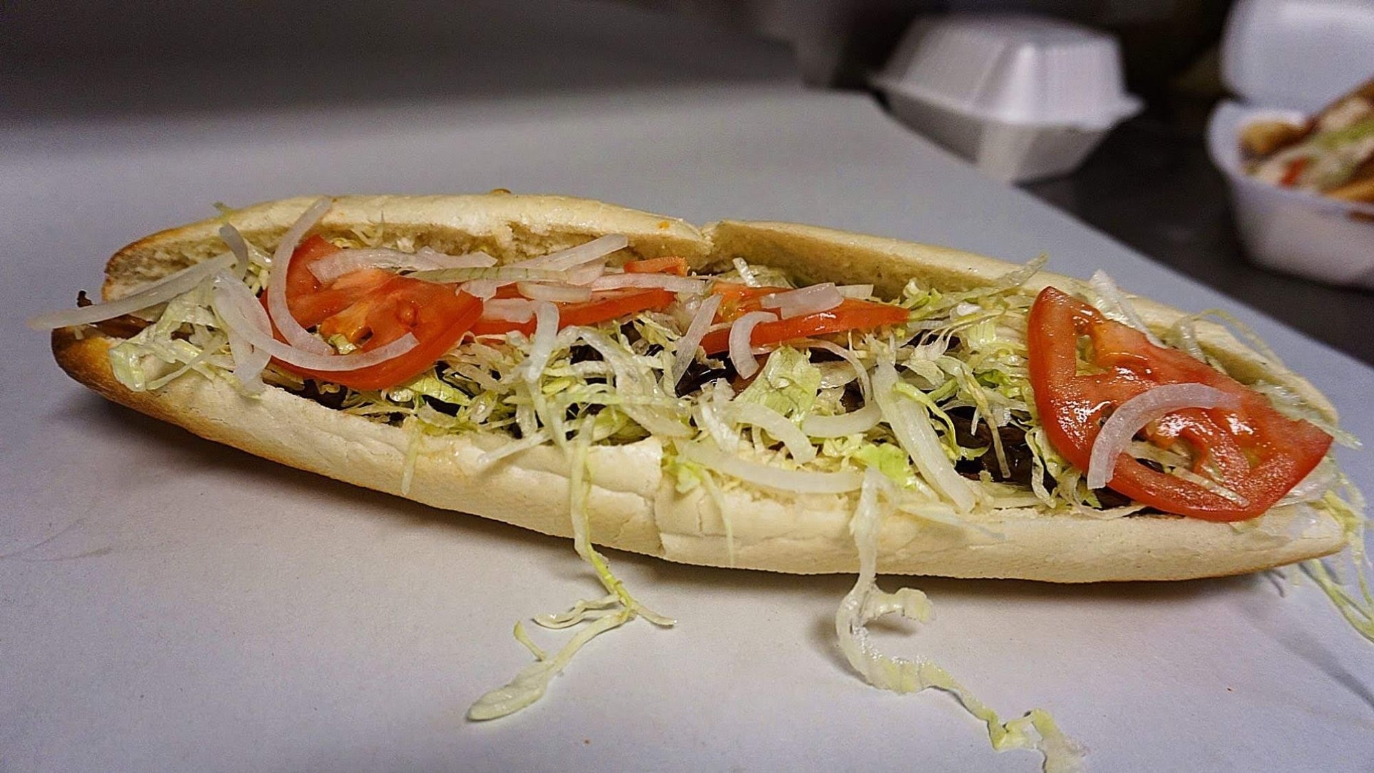 Cheesesteak Hoagie Sandwich