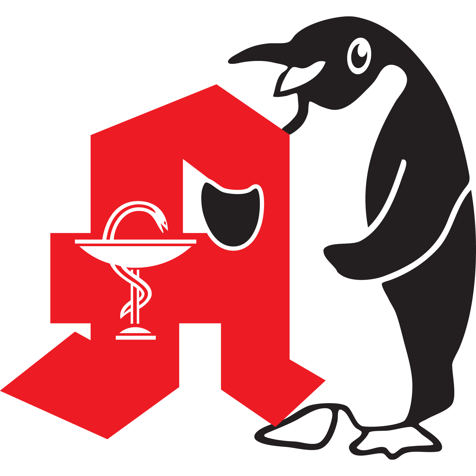 Logo der Pinguin Apotheke im Teck-Center