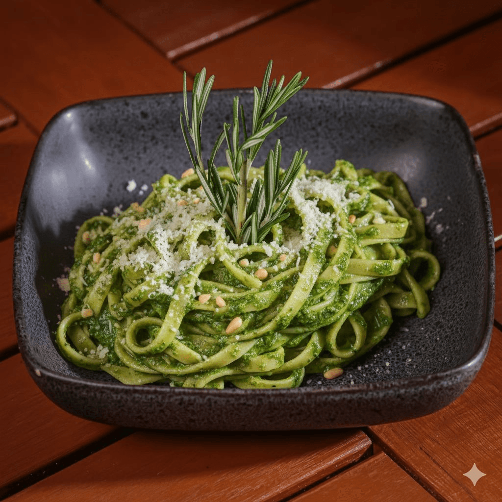 Fettuccine al Pesto