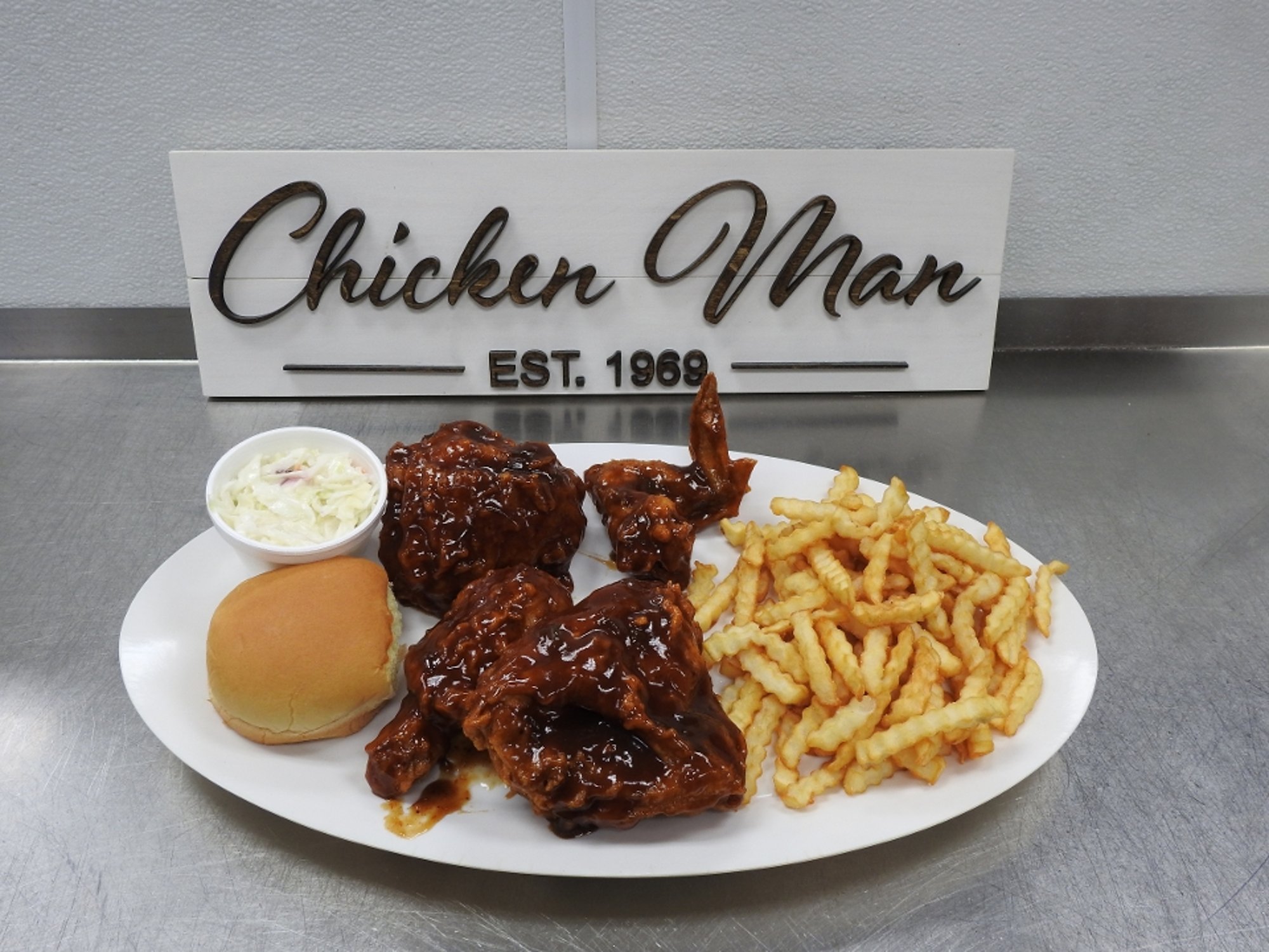 6 Pc BBQ Chicken Dinner