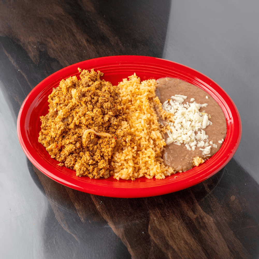 Papas Con Chorizo Plate