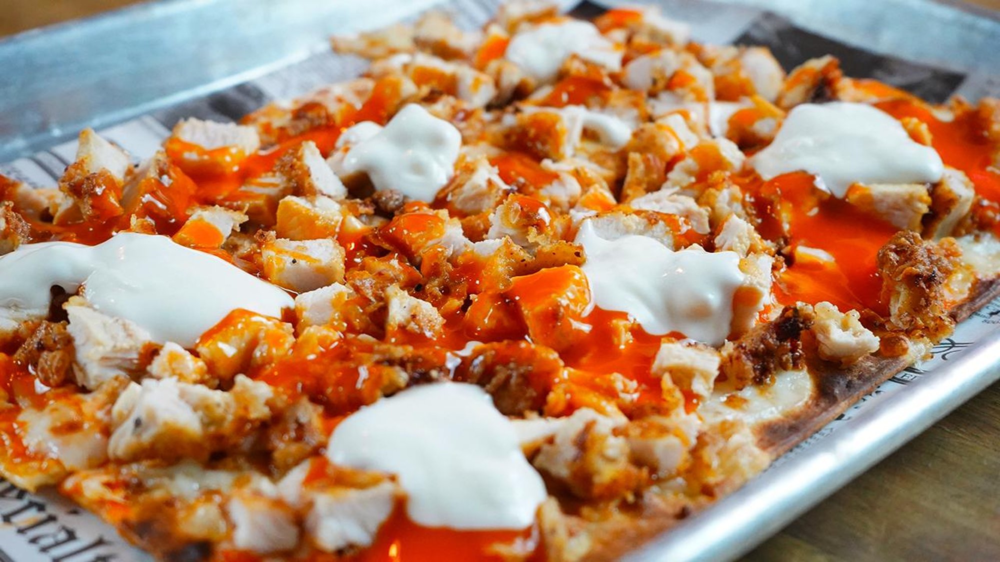 Buffalo Chicken Flatbread
