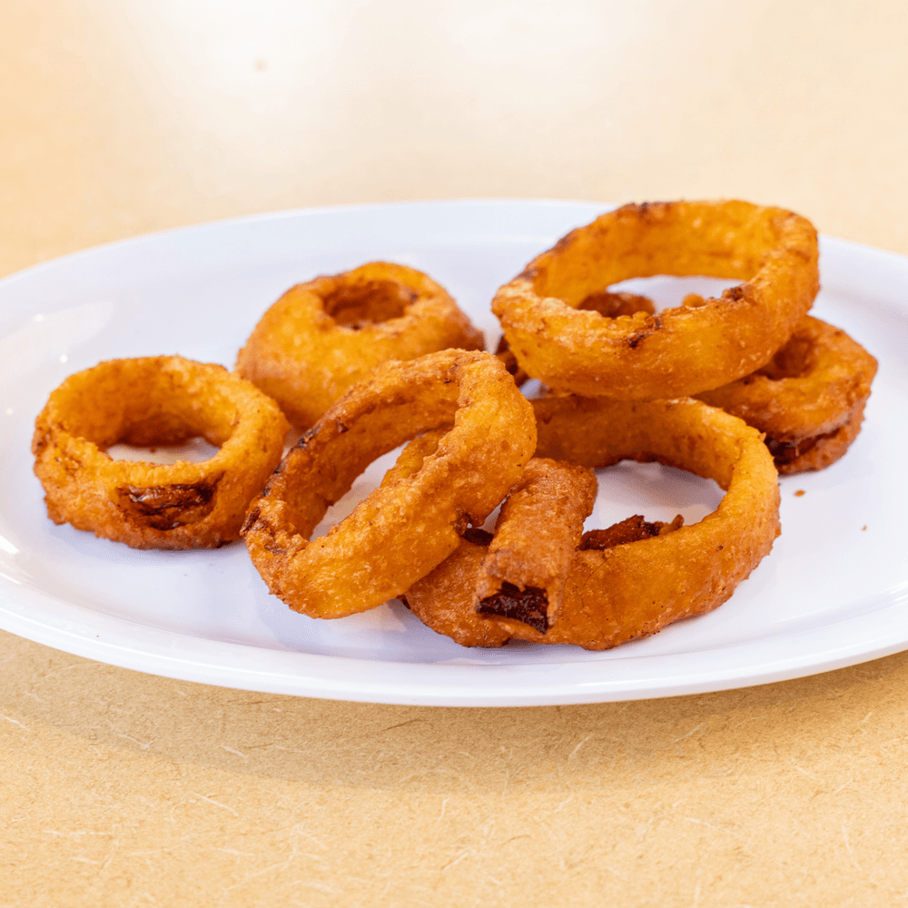 Lite Beer-Battered Onion Rings
