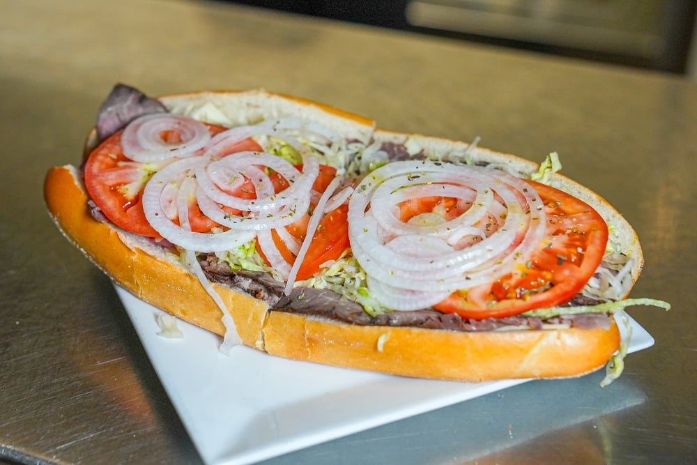 Roast Beef and Cheese Cold Hoagie