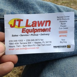 JT Lawn Equipment Photo