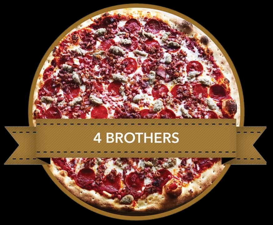 12" 4 Brothers Pizza