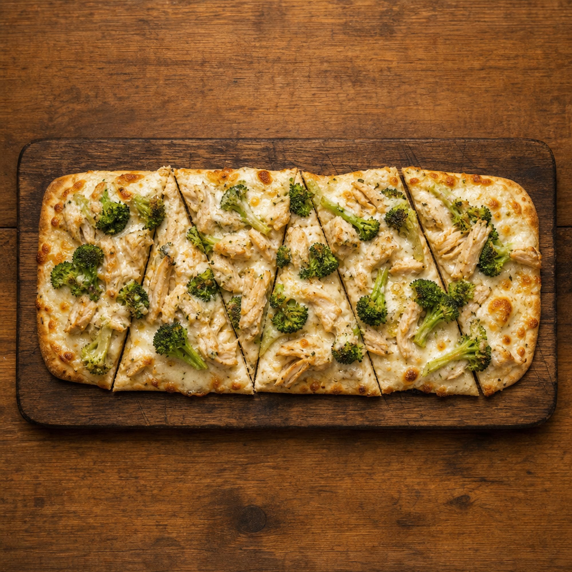 Chicken Broccoli Flatbread
