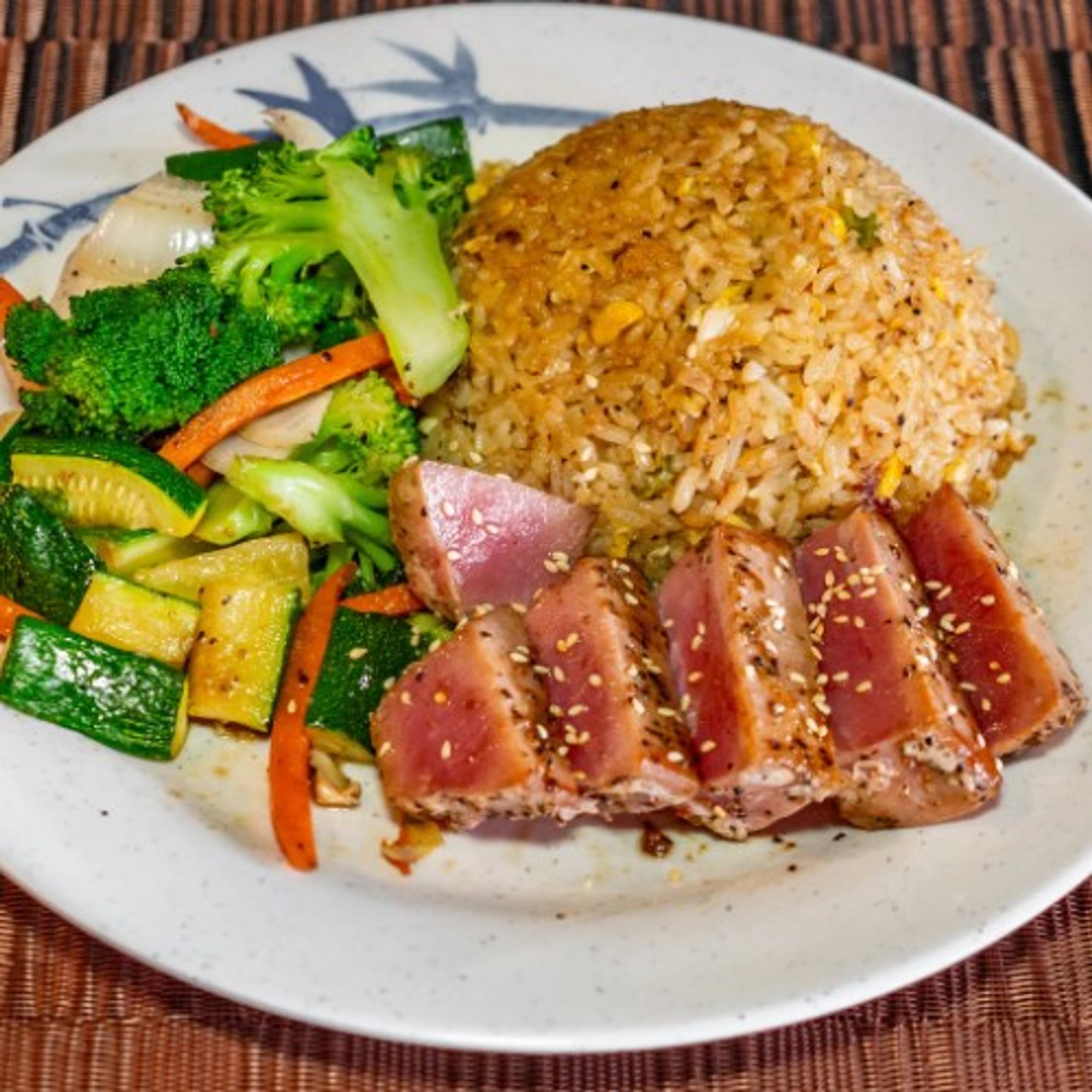 Hibachi Ahi Tuna Dinner