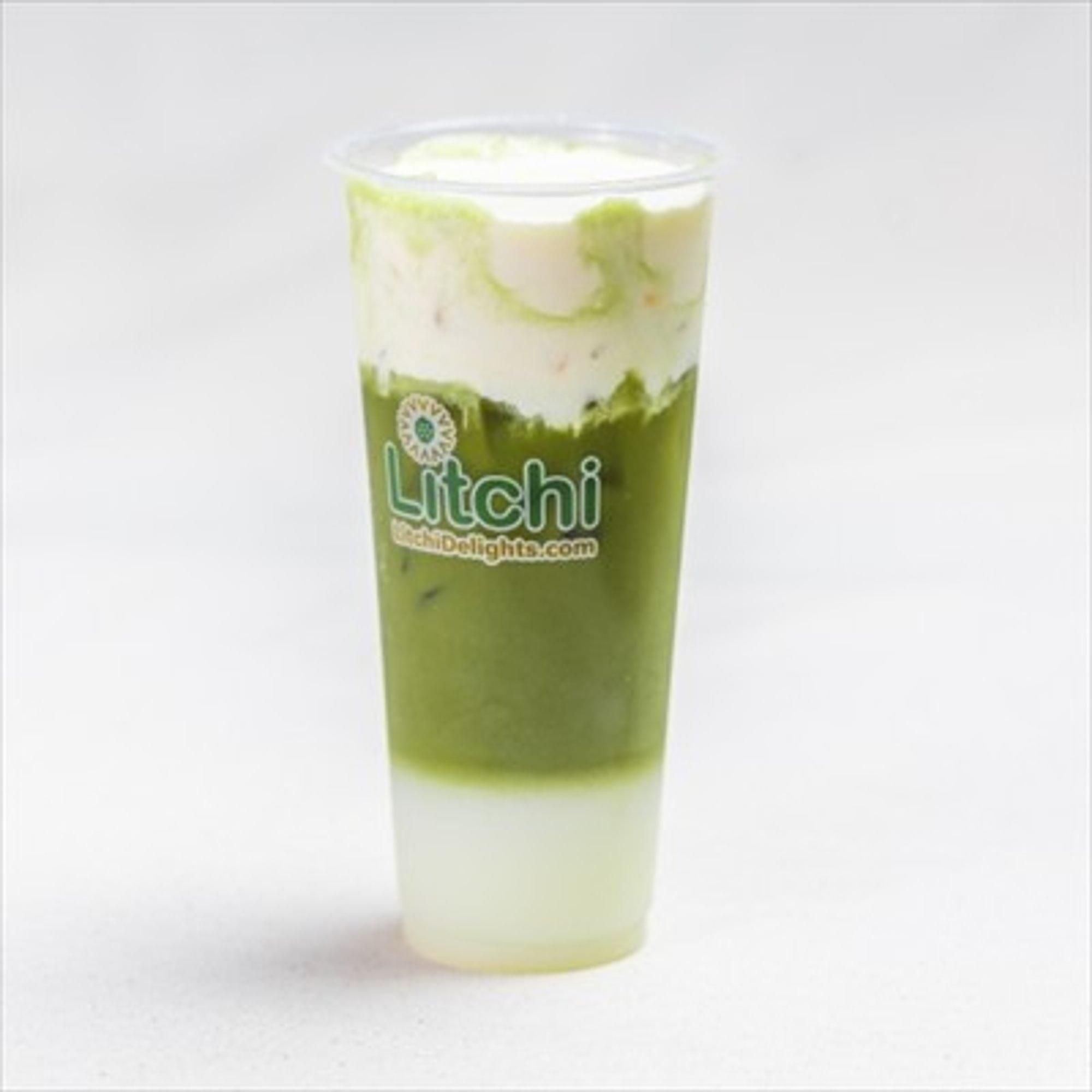 Matcha Latte with Cheese Foam