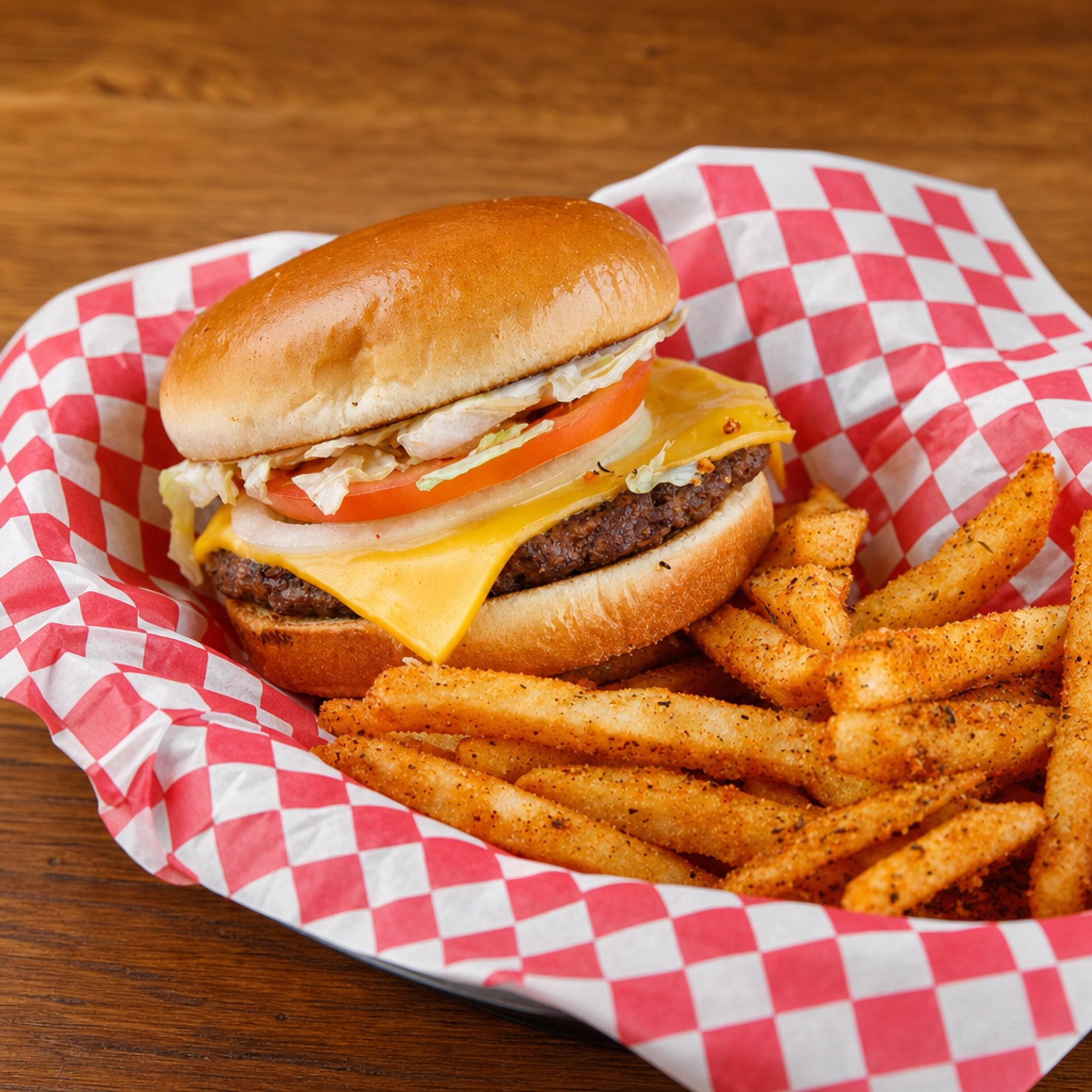 Quarter Pound KY Bison Burger with Cheese