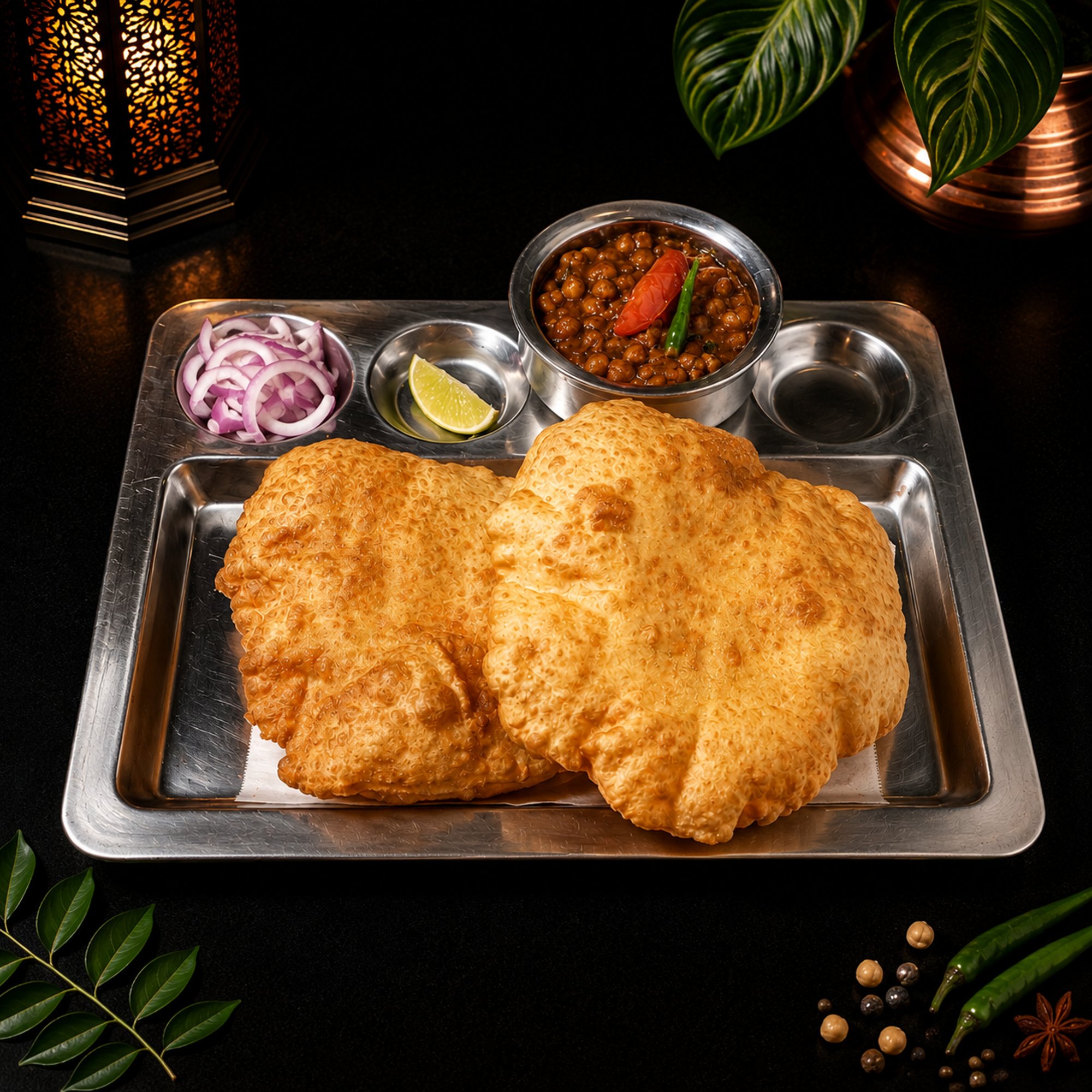 Chole Bhatura (2 pcs)